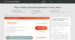 Desktop Screenshot of homesecurityexperts.com
